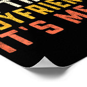 It's Me Hi I'm The Boyfriend It's Me Funny Daddy D Poster (Ecke)