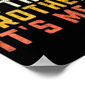 It's Me Hi I'm The Brother It's Me Funny Daddy Dad Poster (Ecke)