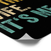 Its Me Hi Im The Wife Its Me Love Funny Married Co Poster (Ecke)