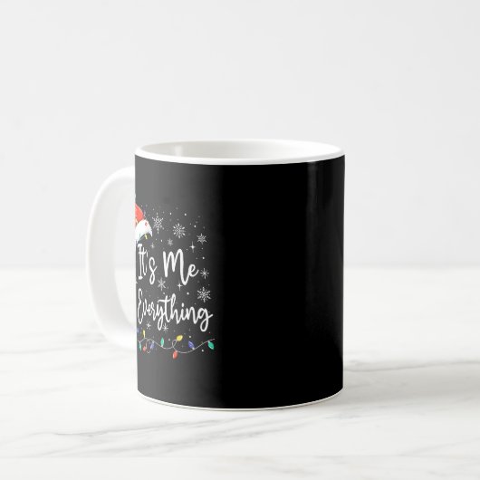 It's Me I'm Everything Christmas Light Couple Matc Kaffeetasse (Vorderseite Links)
