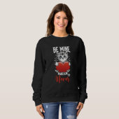 Its Meow Or Never Valentines Day Cat Owner Kitty Sweatshirt (Vorne ganz)