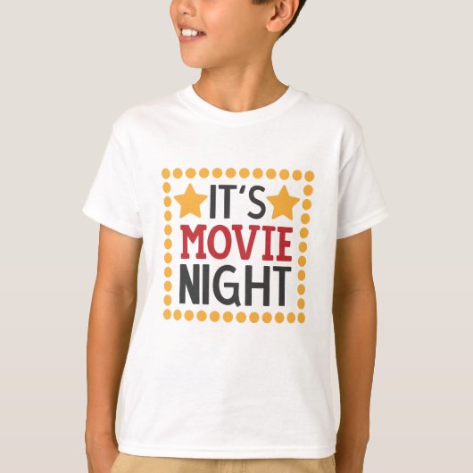 It's movie night T-Shirt (Vorderseite)