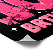 It's My 10 Birthday Coquette Bow Girl Cute 10 Year Poster (Ecke)