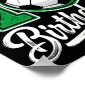 Its My 10th Birthday Soccer 10 Years Old Birthday  Poster (Ecke)