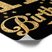 It's My 11th Golden Birthday 11 Year Old Bday Groo Poster (Ecke)