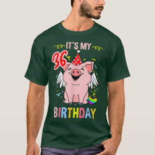 Its My 36th Birthday Pig 3348  T-Shirt