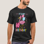 Its My 40Th Birthday Flamingo T-Shirt (Vorderseite)
