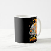 Its My 4th Birthday Dinosaur Skeleton Mummy Hallow Kaffeetasse (VorderseiteRechts)