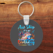 It's My 60th Birthday Trip Cruise Vacation Matchin Schlüsselanhänger (Vorderseite)