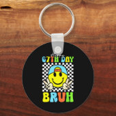 It's My 67th Day Of School Bruh Six Seven Meme Boy Schlüsselanhänger (Vorderseite)