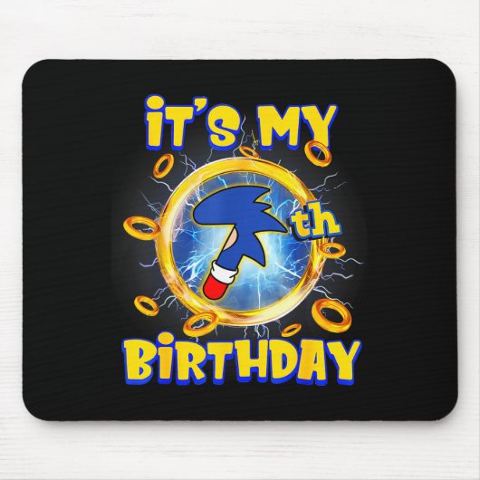 It's My 7th Birthday Boy Family Matching Party Fun Mousepad (Vorne)