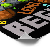 It's My 7th Birthday Pixel Gaming Controller 7 Yea Poster (Ecke)