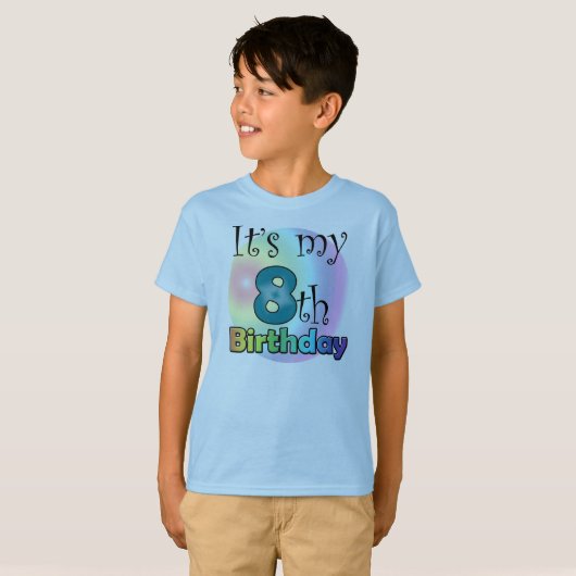 It's my 8th Birthday T-Shirt (Vorne ganz)