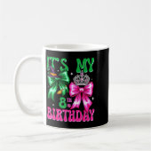 It's My 8th Birthday Witch Nk And Green Bow Croche Kaffeetasse (Links)