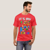 Its My 9th Birthday Building Brick 9 Years Old Boy T-Shirt (Vorne ganz)