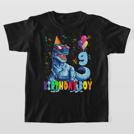 It's My 9th Birthday Shirt Dinosaur Party for 9 ye (Ablage )