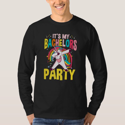 It's My Bachelor Party For Groom Naughty Men T-Shirt (Vorderseite)