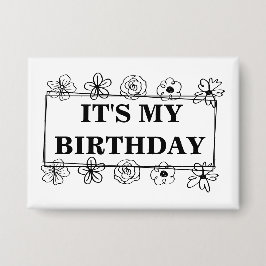 It's my birthday button