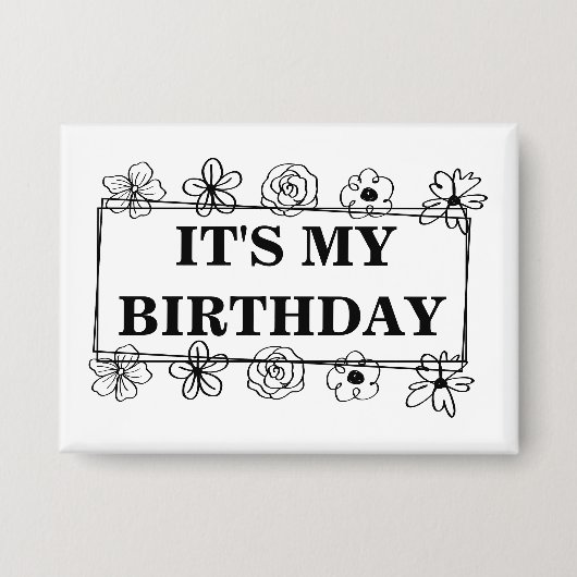 It's my birthday button (Vorderseite)