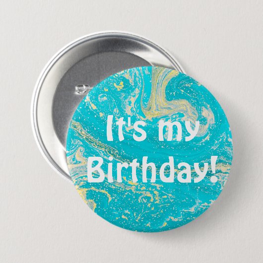 It's My Birthday! Button (Vorne & Hinten)