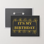 It's my birthday button (Vorderseite/Rückseite)