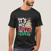 Its My Birthday Cake Christmas Kids Boys Girls Dec T-Shirt (Vorderseite)
