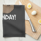 It's My Birthday Cute Sloth Party Outfit T-Shirt Geschirrtuch (Viertel Falte)