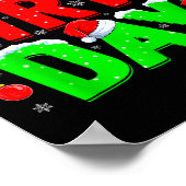 It's My Birthday Funny Christmas Pajama Bday Party Poster (Ecke)