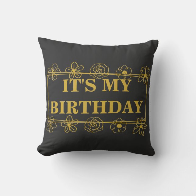 It's my birthday kissen (Vorderseite)