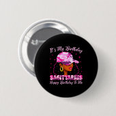 It's My Birthday Sagittarius Black Woman Nk Camo Button (Vorne & Hinten)