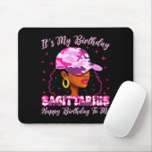 It's My Birthday Sagittarius Black Woman Nk Camo Mousepad (Mit Mouse)