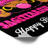 It's My Birthday Sagittarius Queen Happy Birthday  Poster (Ecke)