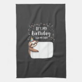 It's My Birthday Sign My Shirt Novelty Party anima Geschirrtuch (Vertikal)