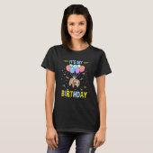 Its My Birthday Sloth T-Shirt (Vorne ganz)