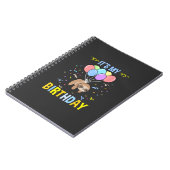Its My Birthday Sloth T-Shirt Notizblock (Linke Seite)