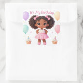 It's My Birthday Square Sticker (Tasche)