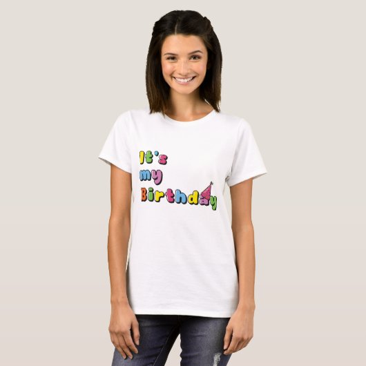 It's My Birthday T-Shirt (Vorne ganz)