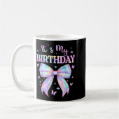 It's My Birthday Tie Dye Coquette Bow Butterfly Bi Kaffeetasse (Links)
