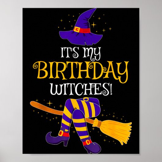 It's My Birthday Witches! Family Matching Costume Poster (Vorne)