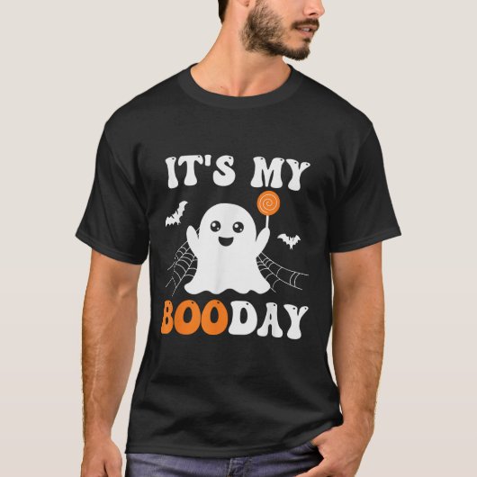 It's My Booday Ghost Birthday T-Shirt (Vorderseite)