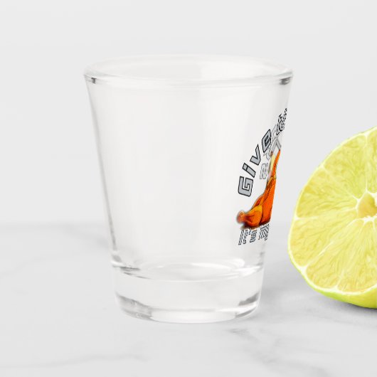 It's my day turkey give thanks schnapsglas (Links)