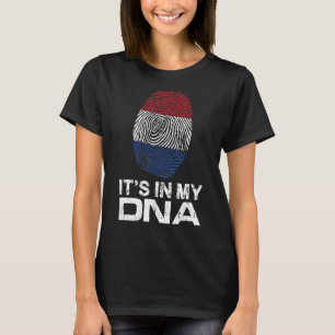 ITS MY DNA IN flagge National Stolz fingerprint Ne T-Shirt