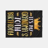 It's My Grandma's 70th Birthday Happy 70 Years Old Fleecedecke (Vorderseite (Horizontal))