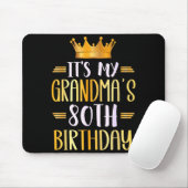 It's My Grandma's 80th Birthday Happy 80 Years Old Mousepad (Mit Mouse)