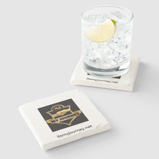 Its My Journey Coaster Steinuntersetzer (Seitenansicht)