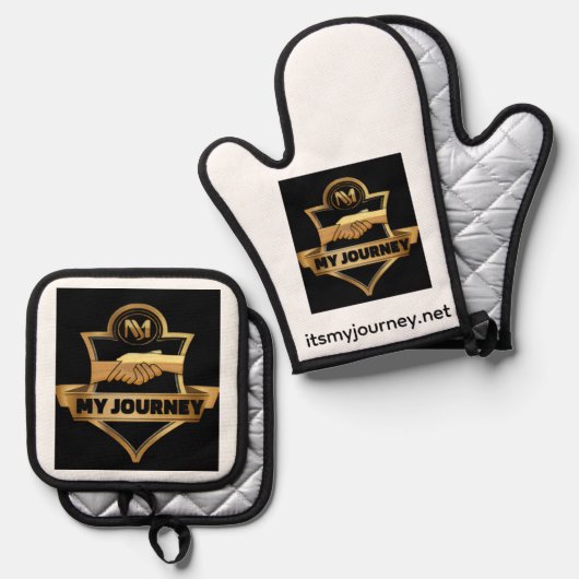 Its My Journey Cooking Mitt Set (Vorderseite/Rückseite)