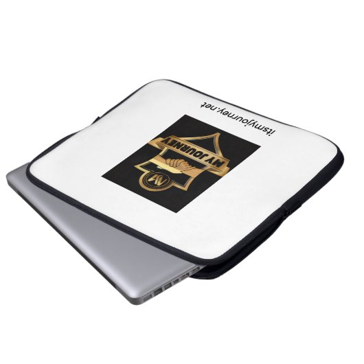 Its My Journey Laptop Sleeve (Vorne Knopf)