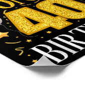 It's My Son's 40th Birthday 40 Year Old Birthday P Poster (Ecke)