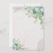 It's Never Too Late Second Wedding Invitation Einladung (Rückseite)