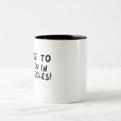 Its nice to have you in Los Angeles Zweifarbige Tasse (Mittel)